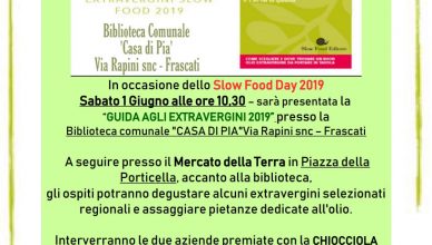 Locandina Presentazione Guida Extravergini Slow Food