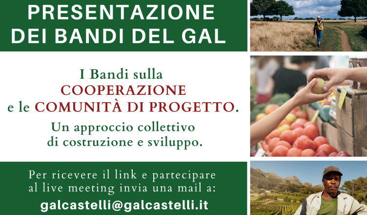 Invito 9 giugno 2020 Live Meeting GAL Catelli