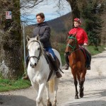 Salita verso Rocca Priora in località di Montefiore